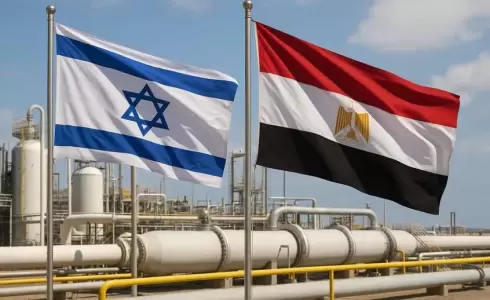 أعلام مصر وإسرائيل