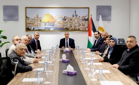 حسين الشيخ يستقبل رئيس بلدية البيرة