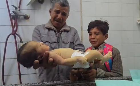 وفاة طفل رضيع في دير البلح بسبب البرد القارس