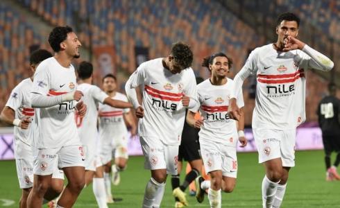 الزمالك يعبر بتروجيت بثنائية نظيفة في الدوري المصري