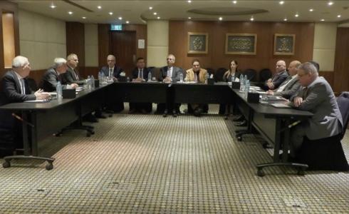 لجنة إدارة غزة خلال اجتماعها بالقاهرة