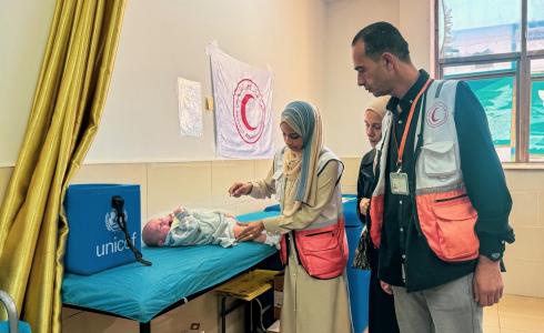 الهلال الأحمر يعلن مشاركته في حملة التطعيم الاستدراكية في قطاع غزة