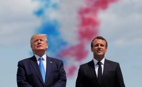 ترامب وماكرون