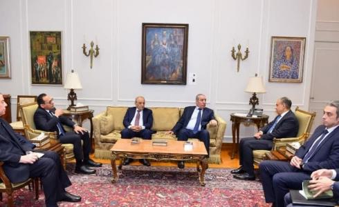 من لقاء حسين الشيخ وماجد فرج مع المسؤولين المصريين