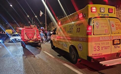 مكان حادث الدهس بالقدس