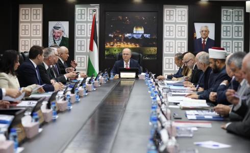 جلسة الحكومة الفلسطينية