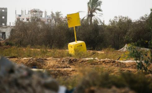 الخط الأصفر في غزة