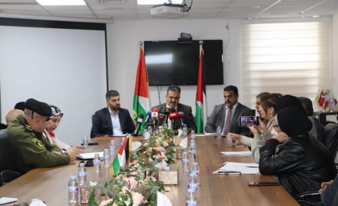 اجتماع لوزارة الزراعة الفلسطينية