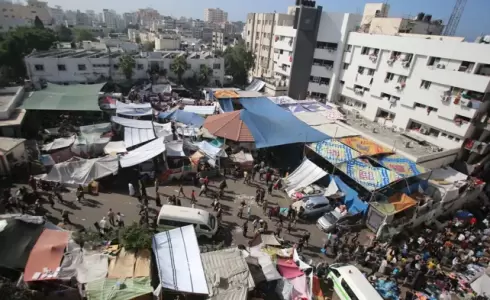 مجمع الشفاء الطبي في غزة