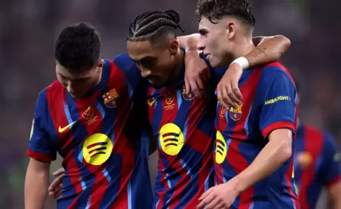 كأس السوبر الإسباني : برشلونة يدك شباك أتلتيك بيلباو بخماسية نظيفة