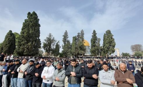 صلاة الجمعة في المسجد الأقصى