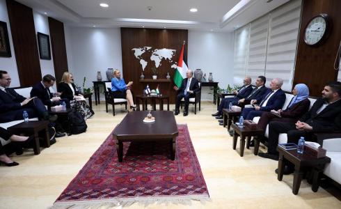 رئيس الوزراء يستقبل وزيرة خارجية فنلندا