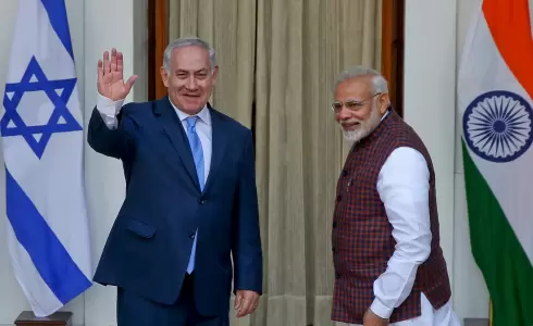 إسرائيل والهند سترفعان مستوى التعاون بينهما