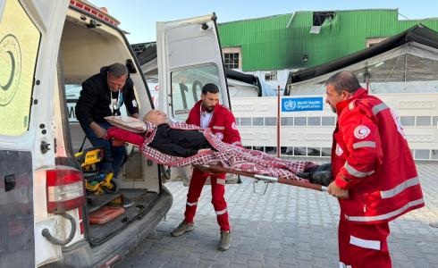 عمليات إجلاء المرضى من قطاع غزة