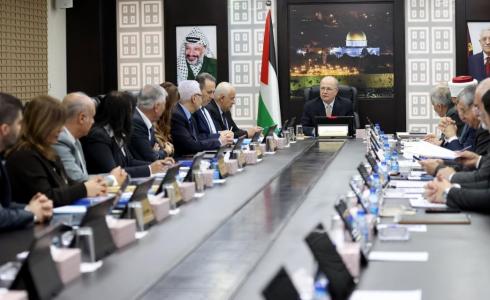 جلسة مجلس الوزراء الفلسطيني
