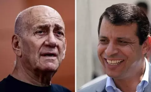 لقاء سري في أبو ظبي يجمع أولمرت ودحلان