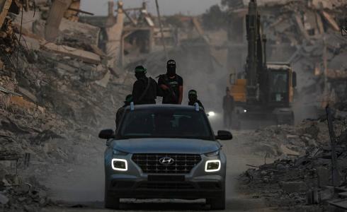 عناصر من كتائب القسام في قطاع غزة