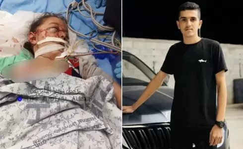 الضحيتان نجلا الفلسطيني سامر سمارة