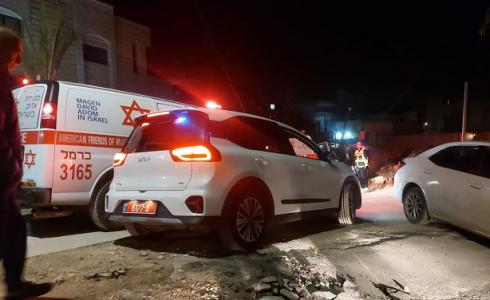 من مكان جريمة القتل في مدينة طمرة