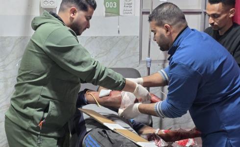 غزة - استشهاد 3 بينهم طفلتان وإصابة 10 بقصف إسرائيلي على النازحين