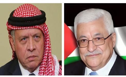 الرئيس عباس والعاهل الأردني
