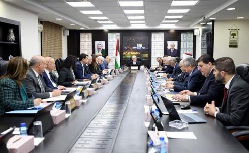 الحكومة الفلسطينية - جلسة مجلس الوزراء