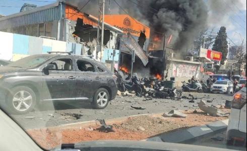 سقوط صواريخ إيرانية على تل أبيب