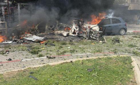 سقوط صاروخ إيراني في تل أبيب وحرائق في عدة مواقع