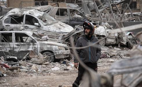 من آثار القصف على إيران