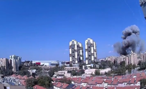 سقوط صاروخ على بئر السبع