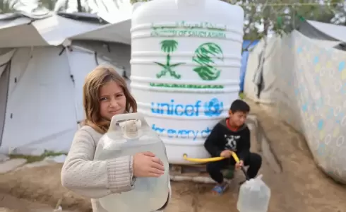 أزمة المياه في غزة - تعبيرية