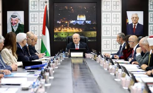 جلسة الحكومة الفلسطينية اليوم