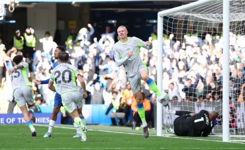 السيتي يكتسح تشيلسي بثلاثية نظيفة