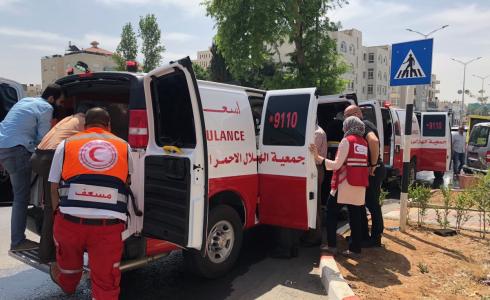 مركبة إسعاف فلسطينية