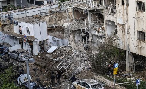 أضرار في مبانٍ بتل أبيب عقب هجوم إيراني