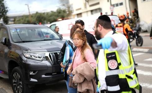 إجلاء 100 شخص في بني براك جراء أضرار الهجوم الصاروخي الإيراني