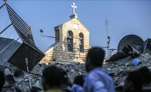 القصف الإسرائيلي يطال الكنائس في قطاع غزة
