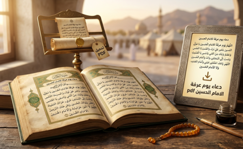 دعاء يوم عرفة الامام الحسين pdf | النص الكامل مكتوب للتحميل