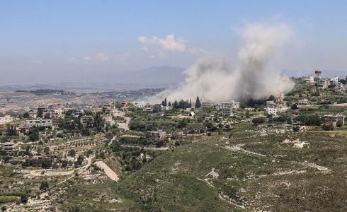 الجيش الإسرائيلي يهاجم 40 موقعاً لحزب الله في جنوب لبنان