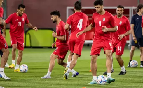 لاعبو المنتخب الإيراني