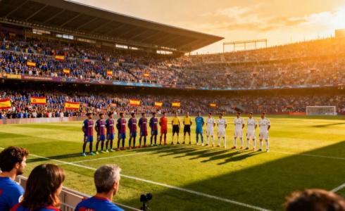 توقيت الكلاسيكو اليوم بين برشلونة وريال مدريد وموعد المباراة في الدول العربية