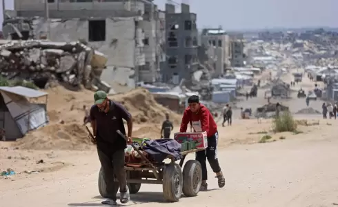 الدمار في غزة - تعبيرية