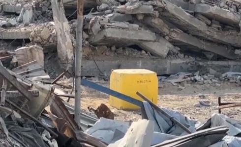الخط الأصفر في قطاع غزة - توضيحية