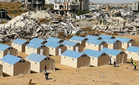 بدء إنشاء مركز إيواء جديد للنازحين شمال قطاع غزة