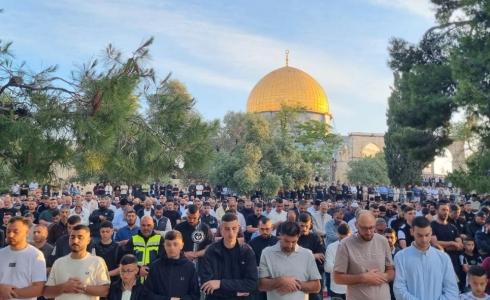 صلاة عيد الأضحى في المسجد الأقصى