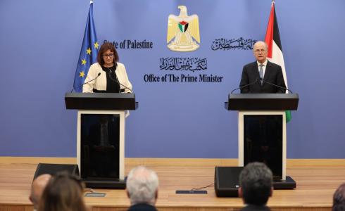 رئيس الوزراء والمفوضة الأوروبية لشؤون المتوسط دوبرافكا شويسا