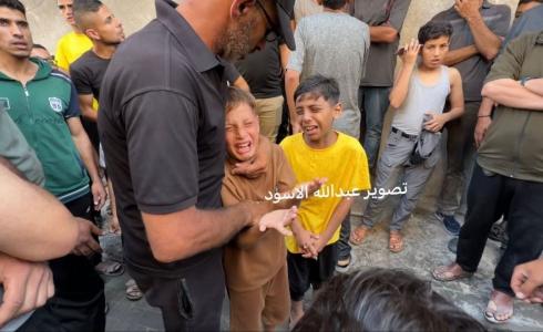 من موقع القصف في حي الشيخ رضوان