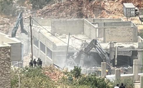 عمليات الهدم الإسرائيلية في برطعة بجنين