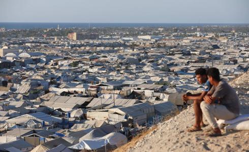 خيام النازحين في خان يونس جنوب قطاع غزة