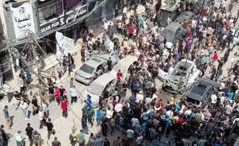 شهيدة على الأقل و3 إصابات جراء استهداف الاحتلال مركبة غرب مدينة غزة